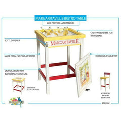 Margaritaville Bistro Table with Beverage Tub, One Particular Harbour - BT301MV-1 - The Home Selection