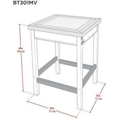Margaritaville Bistro Table with Beverage Tub, One Particular Harbour - BT301MV-1 - The Home Selection