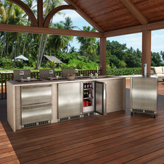 Marvel 15-IN OUTDOOR BUILT-IN REFRIGERATOR - MORE215 - The Home Selection