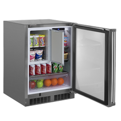 Marvel 24-IN OUTDOOR BUILT-IN REFRIGERATOR FREEZER (ICE MAKER ACCESSORY KIT AVAILABLE) - MORF224 - The Home Selection