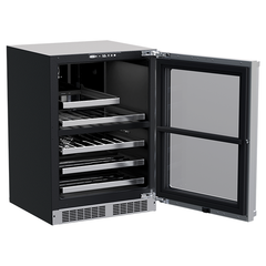 Marvel 24-IN PROFESSIONAL BUILT-IN DUAL ZONE WINE AND BEVERAGE CENTER - MPBD424 - The Home Selection