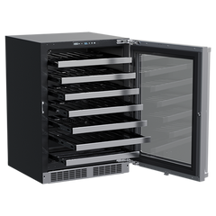 Marvel 24-IN PROFESSIONAL BUILT-IN SINGLE ZONE WINE REFRIGERATOR WITH REVERSIBLE HINGE - MPWC424 - The Home Selection