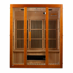 Maxxus "Alpine" Dual Tech 3 person Low EMF FAR Infrared Sauna Canadian Hemlock - MX-J306-02S - The Home Selection