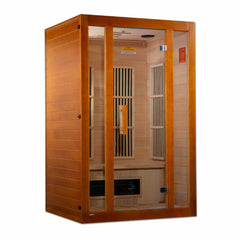 Maxxus "Aspen" Dual Tech 2 person Low EMF FAR Infrared Sauna Canadian Hemlock - MX-J206-02S - The Home Selection