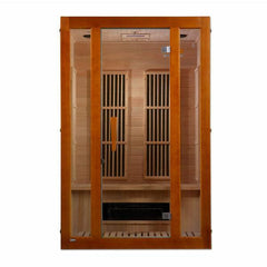 Maxxus "Aspen" Dual Tech 2 person Low EMF FAR Infrared Sauna Canadian Hemlock - MX-J206-02S - The Home Selection