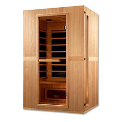 Maxxus "Serenity" Dual Tech 2 person Low EMF FAR Infrared Sauna Canadian Hemlock - MX-LS2-01 - The Home Selection