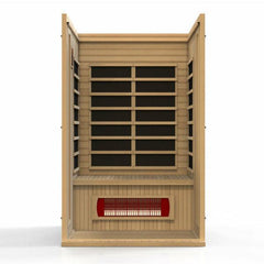 Maxxus "Serenity" Dual Tech 2 person Low EMF FAR Infrared Sauna Canadian Hemlock - MX-LS2-01 - The Home Selection