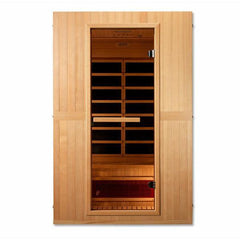 Maxxus "Serenity" Dual Tech 2 person Low EMF FAR Infrared Sauna Canadian Hemlock - MX-LS2-01 - The Home Selection