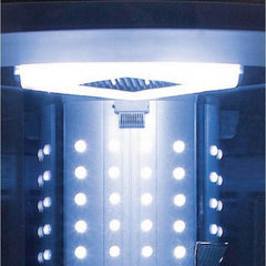 Mesa 38" Corner Free Standing Walk In Steam Shower - WS-302 Clear - The Home Selection
