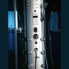 Mesa 38" Corner Free Standing Walk In Steam Shower - WS-302 Clear - The Home Selection