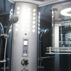 Mesa 42" Freestanding Corner Walk In Steam Shower - 801L - The Home Selection