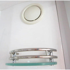 Mesa 42" Freestanding Corner Walk In Steam Shower - WS-801A - The Home Selection