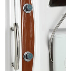 Mesa 42" Freestanding Corner Walk In Steam Shower - WS-801A - The Home Selection