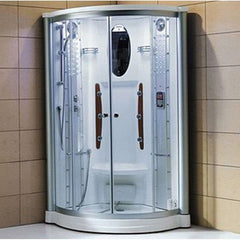 Mesa 42" Freestanding Corner Walk In Steam Shower - WS-801A - The Home Selection