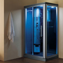 Mesa 45" Rectangular Free Standing Walk In Steam Shower - WS-802 - The Home Selection