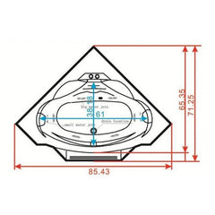 Mesa 608P Steam Shower - WS-608P - The Home Selection