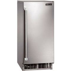 Perlick 15" Ice Maker with 27 lb. Storage Capacity, 55 lbs. Production Capacity per 24 Hours, Stainless Steel Door - H50IMS - The Home Selection