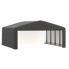ShelterLogic ShelterTube Wind and Snow-Load Rated Garage, 20x18x10 - SQAADD0103C02001810