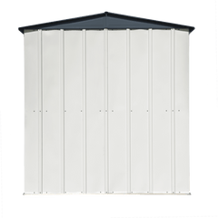 Arrow Spacemaker Patio Steel Storage Shed, 6 ft. x 3 ft. Flute Gray and Anthracite - PS63