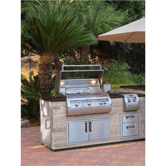 Fire Magic Grills 116 Inch L-Shape Reclaimed Wood Island System - IL660-SPD-116BA