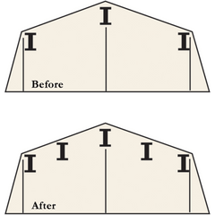 Arrow Roof Strengthening Kit for Arrow Sheds 10 ft. x 12 ft. (except Swing Door units)- RBK1012