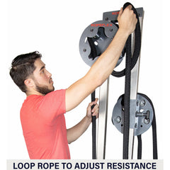 ROPEFLEX Friction Rope Training Station- RX1500 - The Home Selection