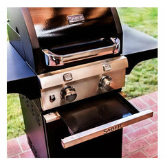 Saber Deluxe Black 2-Burner Gas Grill - R33CC1017 - The Home Selection