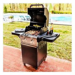 Saber Deluxe Black 2-Burner Gas Grill - R33CC1017 - The Home Selection