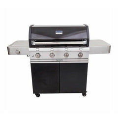 Saber Deluxe Black 4-Burner Gas Grill - R67CC1117 - The Home Selection