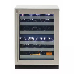 Saffire 24" Dual Zone Wine, 43 Bottle Capacity, 6 Extension Wine Racks, Digital Control, LED Light, Compressor Cooling, Star-K Certification - SW24-DZ - The Home Selection