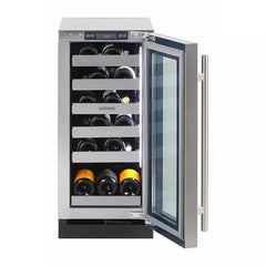 Sapphire 15" Single Zone Wine Cooler Indoor, Wine Racks, Digital Control, LED Light, Compressor Cooling, Star-K Certification- SW15-SZ - The Home Selection