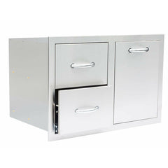 Summerset 33" 2-Drawer & Vented LP Tank Pullout Drawer Combo - SSDC2-33LP