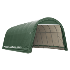 ShelterLogic ShelterCoat Custom Peak Shelter, 12 ft. x 24 ft. x 8 ft. Standard PE 9 oz. Gray - 723