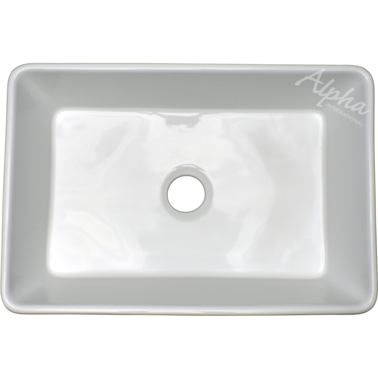 Alpha Fireclay Smooth-Front Apron/Farmhouse Sink - AW