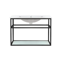 Swiss Madison Pierre 30 Single, Open Shelf, Metal Frame Bathroom Vanity - SM-BV556