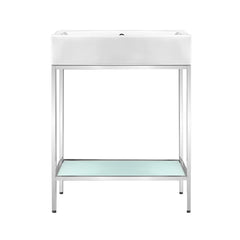 Swiss Madison Pierre 24 Single, Freestanding, Open Shelf, Metal Frame Bathroom Vanity - SM-BV71