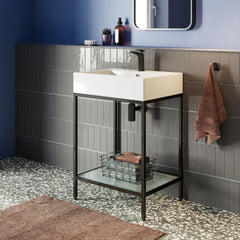 Swiss Madison Pierre 24 Single, Freestanding, Open Shelf, Metal Frame Bathroom Vanity - SM-BV71