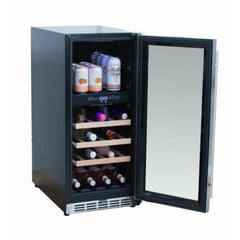 Summerset 15" 3.2C Outdoor Rated Dual Zone Wine Cooler - SSRFR-15WD - The Home Selection