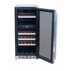 Summerset 15" 3.2C Outdoor Rated Dual Zone Wine Cooler - SSRFR-15WD - The Home Selection