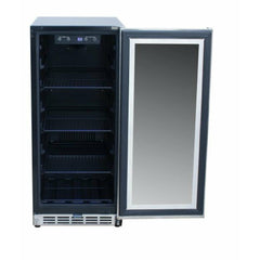 Summerset 15" 3.2C Outdoor Rated Fridge with Glass Door - SSRFR-15G - The Home Selection