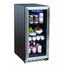 Summerset 15" 3.2C Outdoor Rated Fridge with Glass Door - SSRFR-15G - The Home Selection