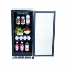 Summerset 15" 3.2C Outdoor Rated Refrigerator - SSRFR-15S - The Home Selection