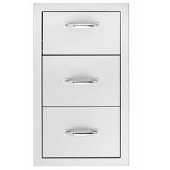 Summerset 17" Vertical 2-Drawer & Paper Towel Holder Combo - SSTDC-17 - The Home Selection