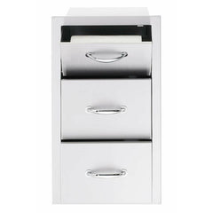 Summerset 17" Vertical 2-Drawer & Paper Towel Holder Combo - SSTDC-17 - The Home Selection