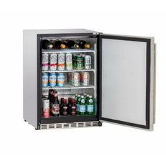Summerset 24" 5.3c Deluxe Outdoor Rated Refrigerator - SSRFR-24D - The Home Selection