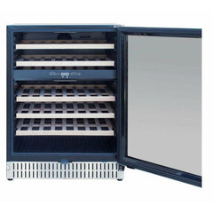 Summerset 24" Outdoor Rated Dual Zone Wine Cooler - SSRFR-24WD - The Home Selection