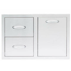 Summerset 33" 2-Drawer & Vented LP Tank Pullout Drawer Combo - SSDC2-33LP - The Home Selection