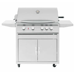 Summerset Sizzler 32" Freestanding Grill - CART-SIZ32 + SIZ32 - The Home Selection