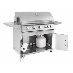 Summerset Sizzler 40" Freestanding Grill - CART-SIZ40 + SIZ40 - The Home Selection