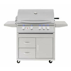 Summerset Sizzler Pro 32" Freestanding Grill - CART-SIZ32-DC + SIZPRO32 - The Home Selection